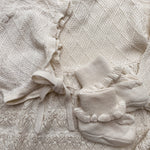 Konges Sløjd A/S BARBARA KNIT HELMET Baby helmets and bonnets NATURE