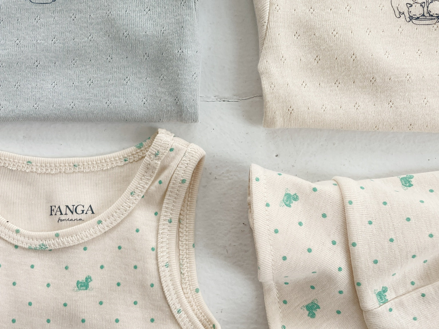 Konges Sløjd A/S BODYSTOCKINGS buttercream/pearl blue