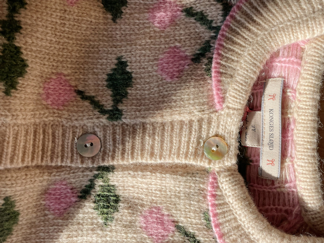 Konges Sløjd A/S KNITTED CARDIGANS cherry