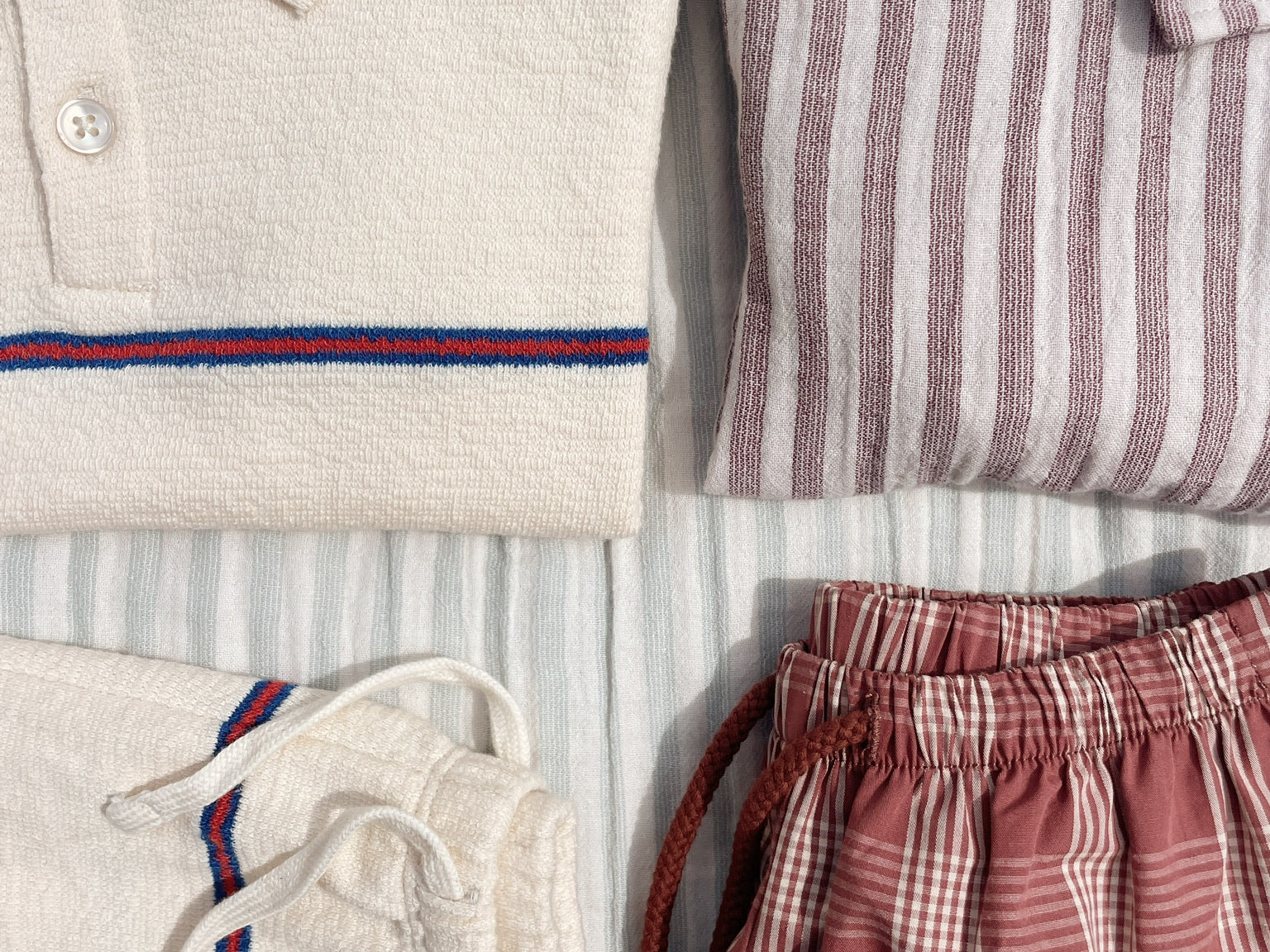 Konges Sløjd A/S JERSEY SHORTS & BLOOMERS trio stripe