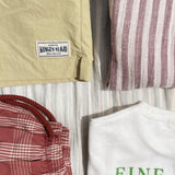 Konges Sløjd A/S WOVEN SHORTS & BLOOMERS pale olive green/ermine