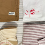 Konges Sløjd A/S WOVEN SHORTS & BLOOMERS pale olive green/ermine