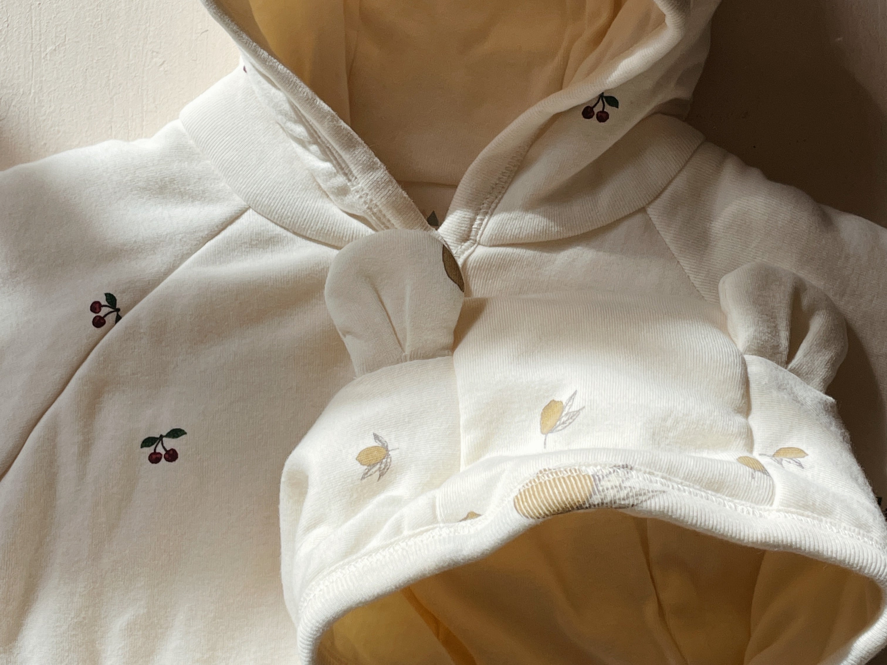 Konges Sløjd A/S PADDED ONESIES lemon