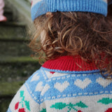 Konges Sløjd A/S KNITTED CARDIGANS cherry stripe