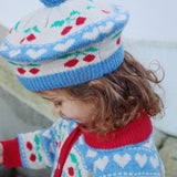 Konges Sløjd A/S KNITTED CARDIGANS cherry stripe