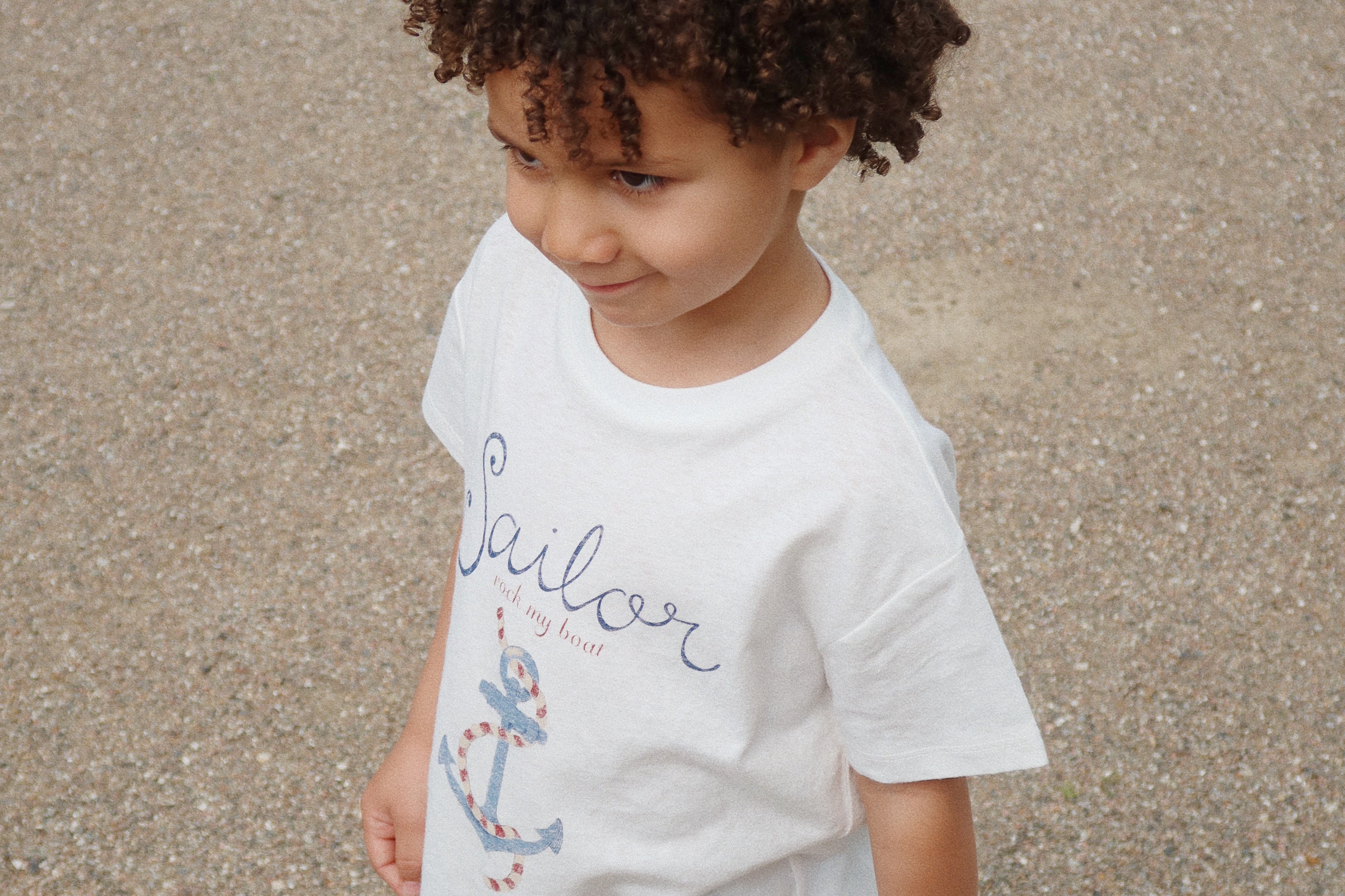 Konges Sløjd A/S JERSEY T-SHIRTS off white/sailor