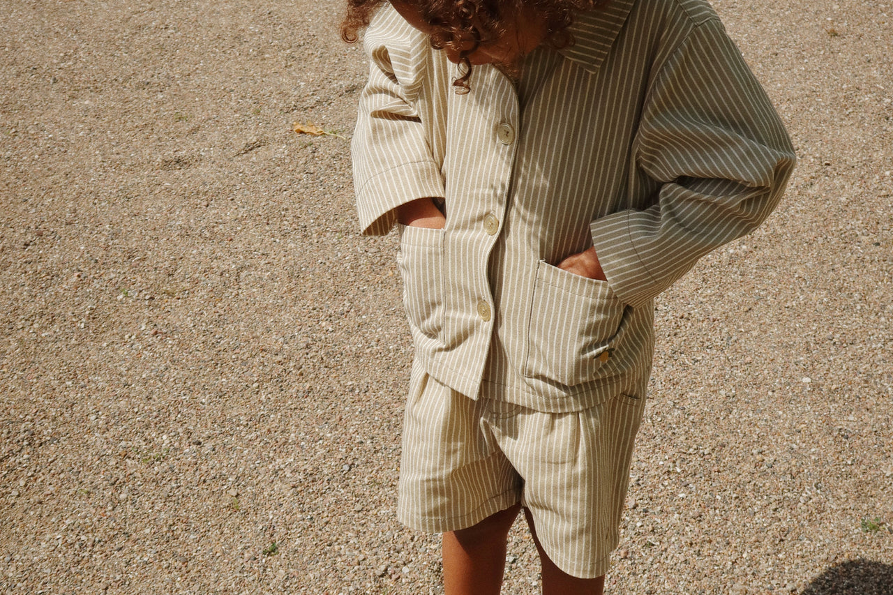 Konges Sløjd A/S WOVEN SHORTS & BLOOMERS tea stripe