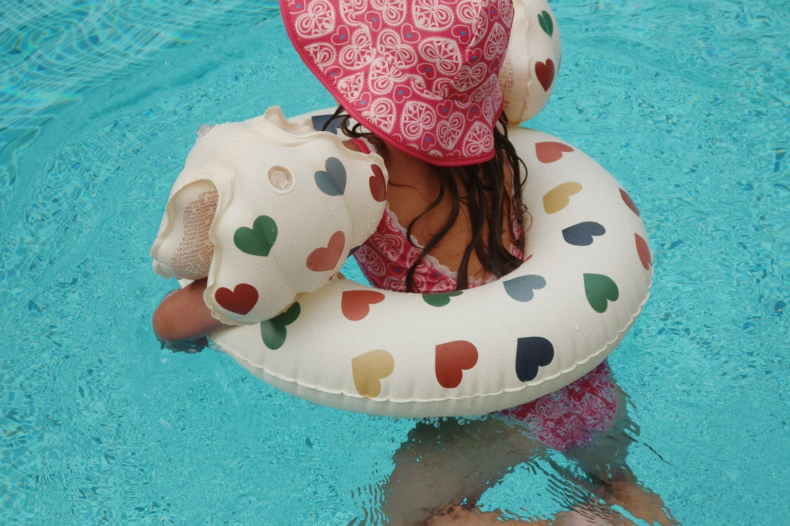 Konges Sløjd A/S SWIM RINGS bon coeur coloré