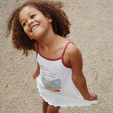 Konges Sløjd A/S JERSEY DRESSES off white/amarena