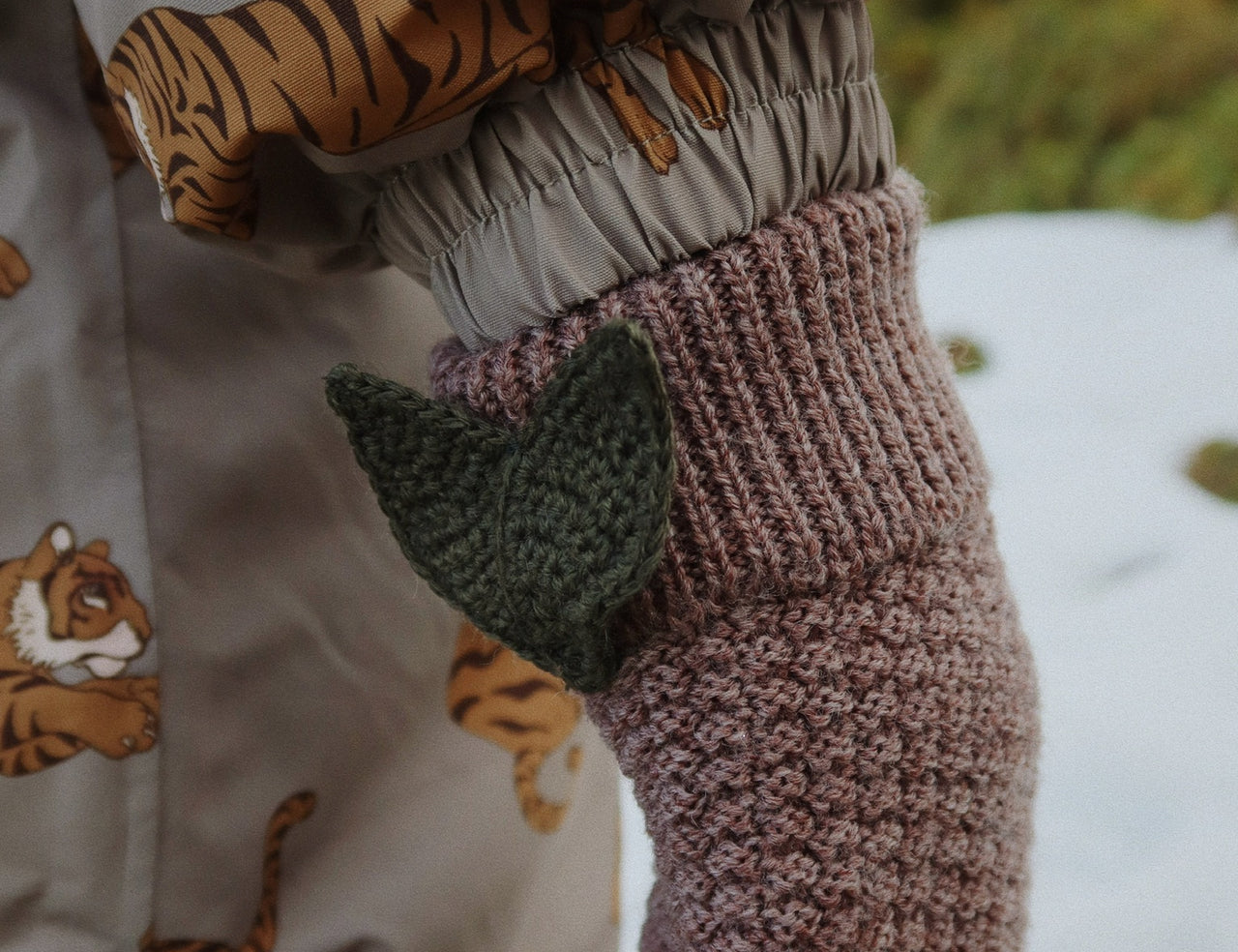 Konges Sløjd A/S MITTENS bunny brown melange
