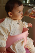 Konges Sløjd A/S DINNER BIBS navy dot/rain washed