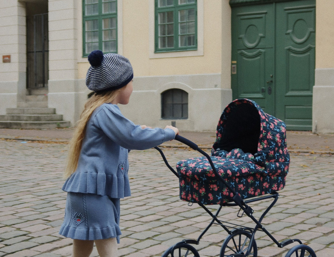 Konges Sløjd A/S KNITTED SKIRTS country blue