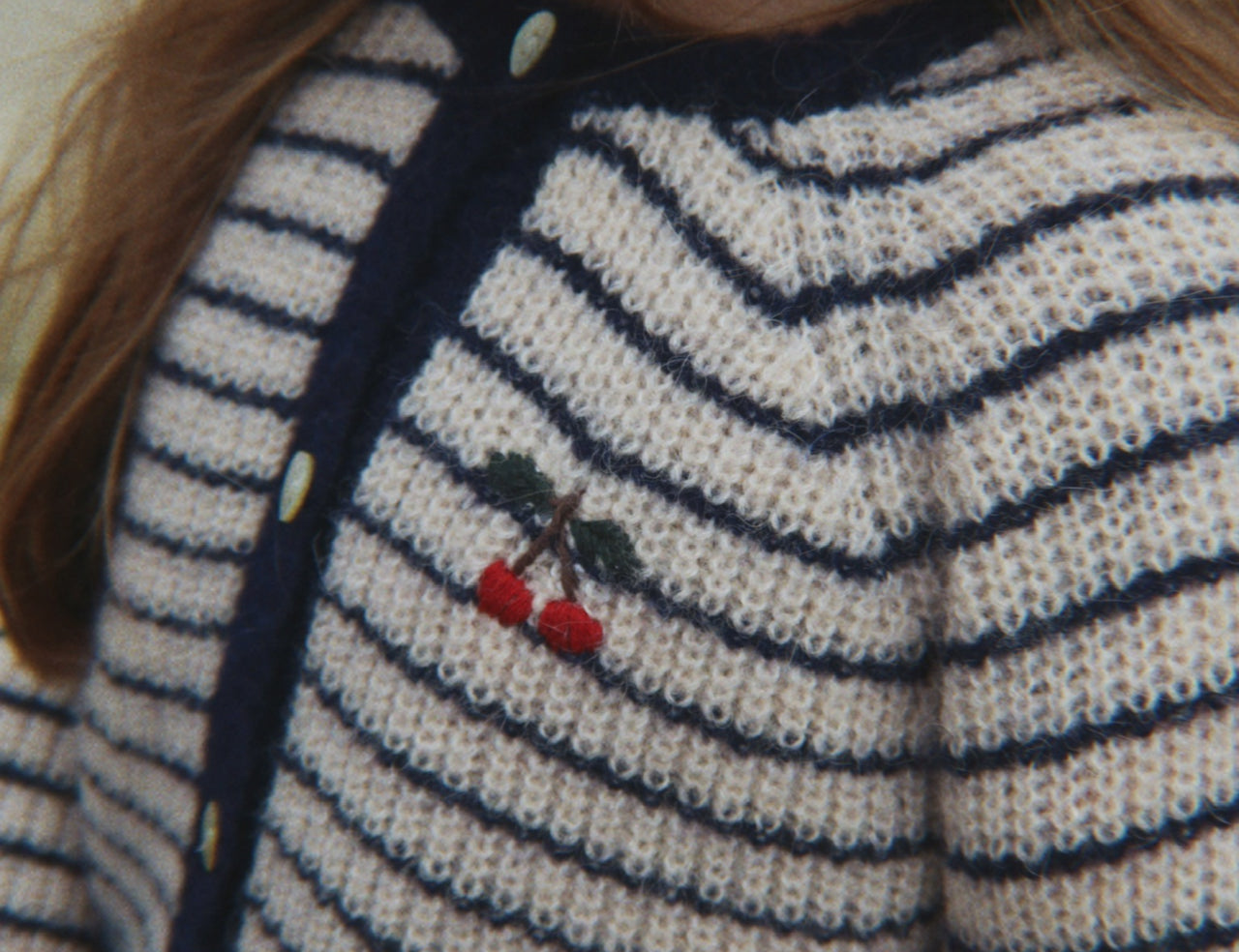 Konges Sløjd A/S KNITTED CARDIGANS navy stripe