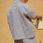 Konges Sløjd A/S WOVEN SHORT SLEEVE SHIRTS captains check