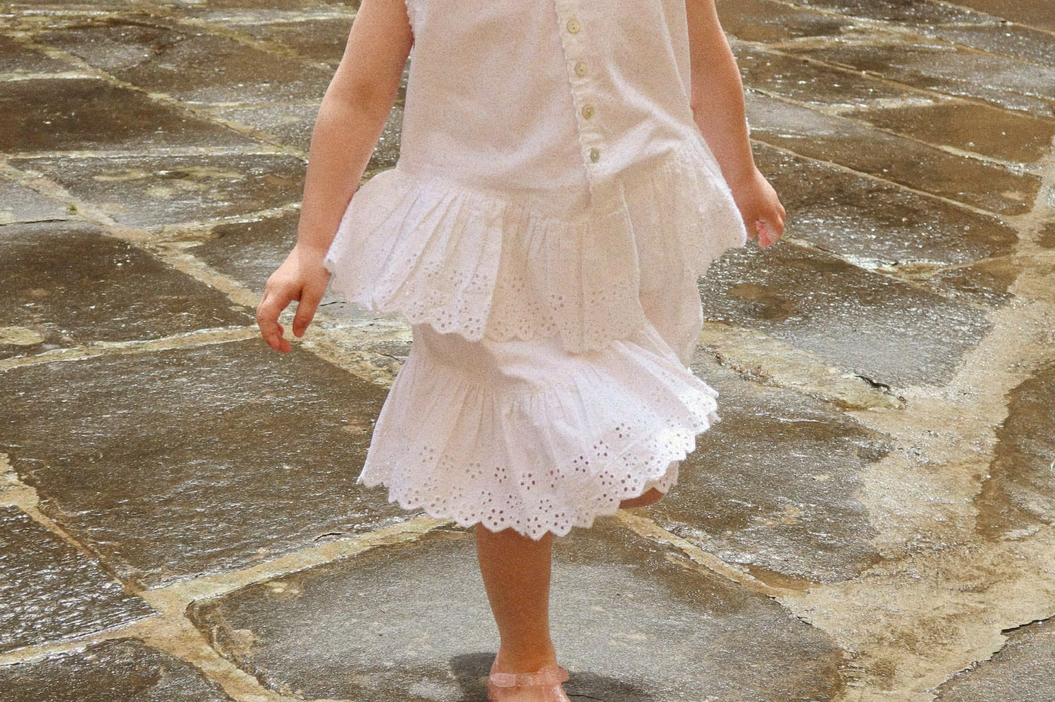 Konges Sløjd A/S WOVEN DRESSES bright white