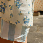 Konges Sløjd A/S WOVEN SHORTS & BLOOMERS basil/orchid/bleu stripe