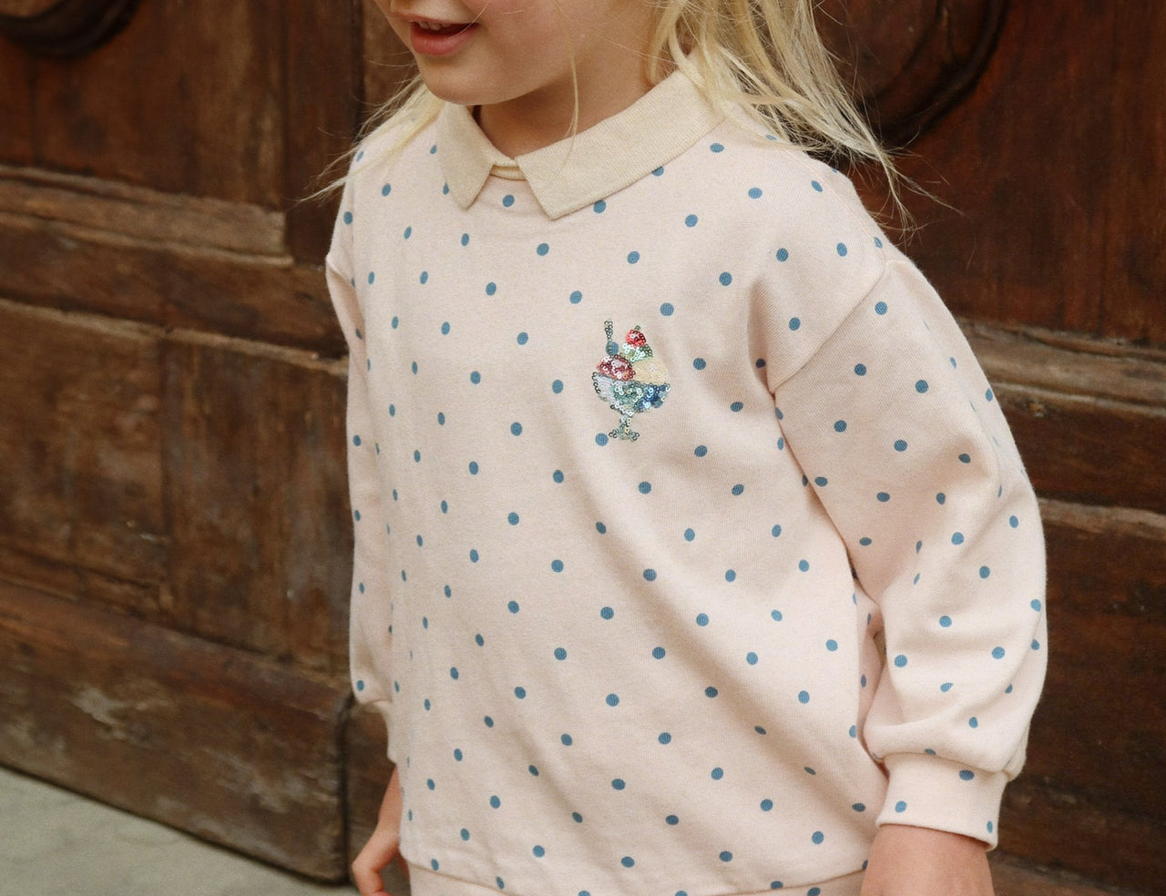 Konges Sløjd A/S JERSEY BLOUSES rosewater dot