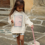 Konges Sløjd A/S WOVEN SHORTS & BLOOMERS basil/orchid/bleu stripe