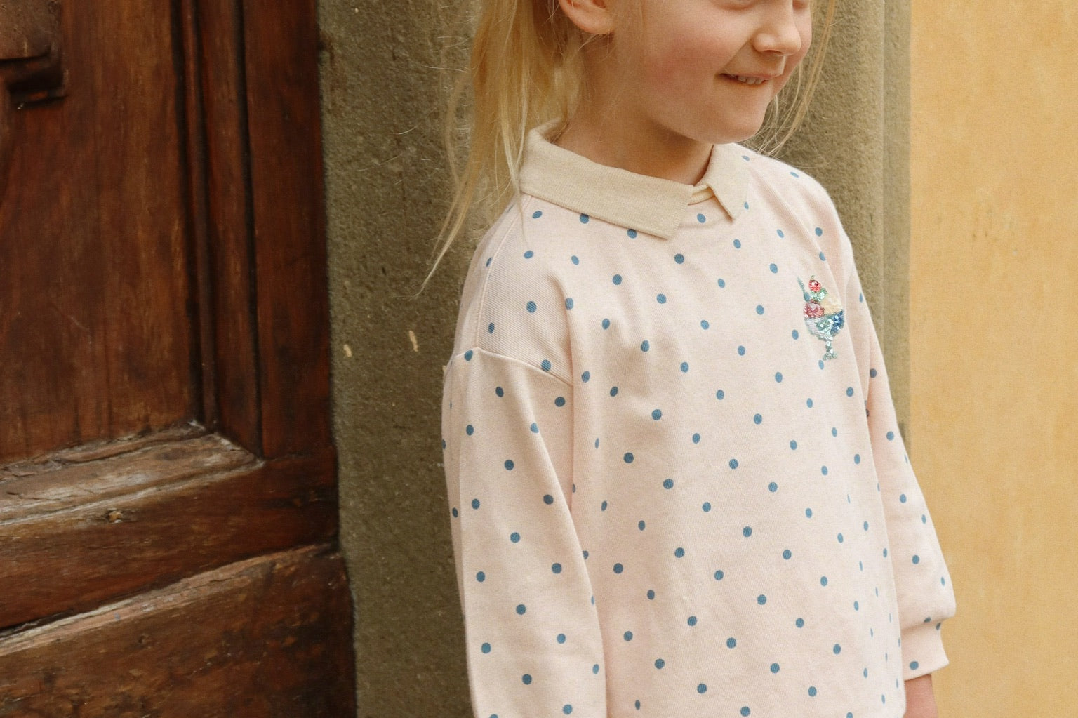 Konges Sløjd A/S JERSEY SHORTS & BLOOMERS rosewater dot