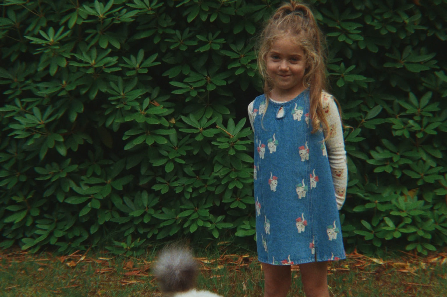 Konges Sløjd A/S WOVEN DRESSES bow kitty denim