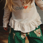 Konges Sløjd A/S WOVEN PANTS dot miao verde