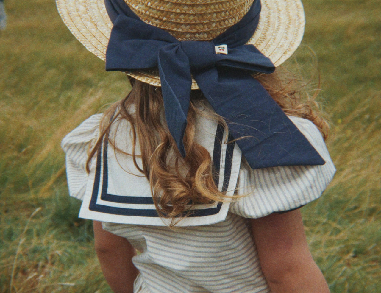 Konges Sløjd A/S WOVEN DRESSES bleu stripe