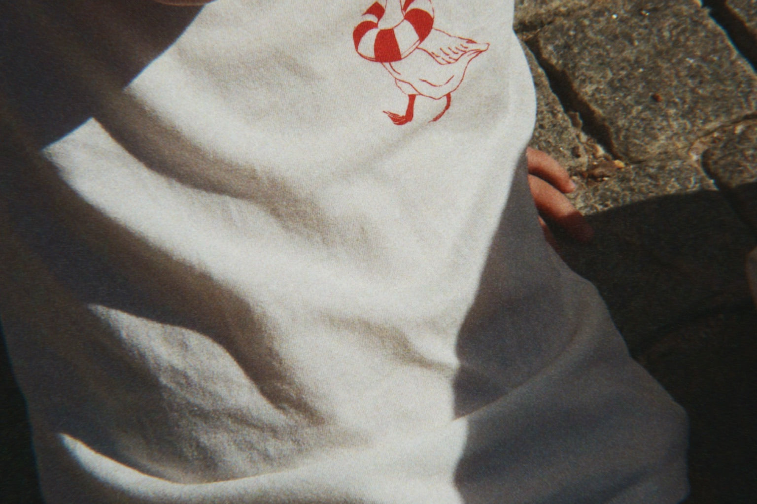 Konges Sløjd A/S JERSEY T-SHIRTS off white/lifeguard service