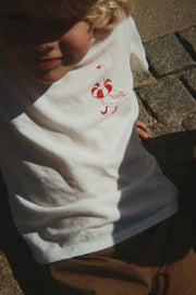 Konges Sløjd A/S JERSEY T-SHIRTS off white/lifeguard service