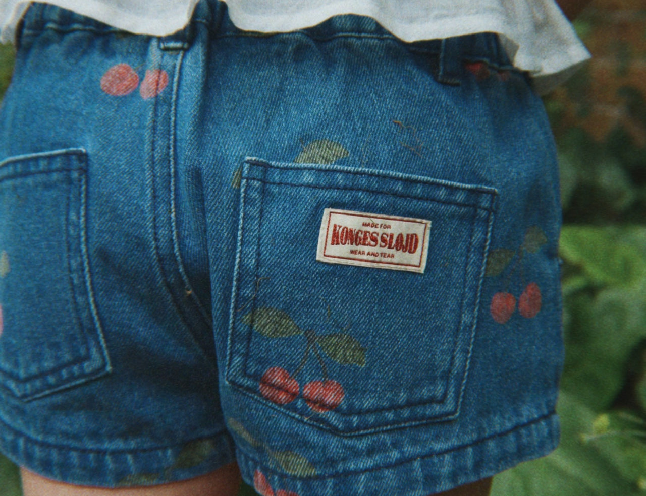 Konges Sløjd A/S WOVEN SHORTS & BLOOMERS ma grande cerise denim