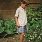 Konges Sløjd A/S WOVEN SHORTS & BLOOMERS flint check/cilantro