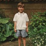 Konges Sløjd A/S WOVEN SHORTS & BLOOMERS flint check/cilantro