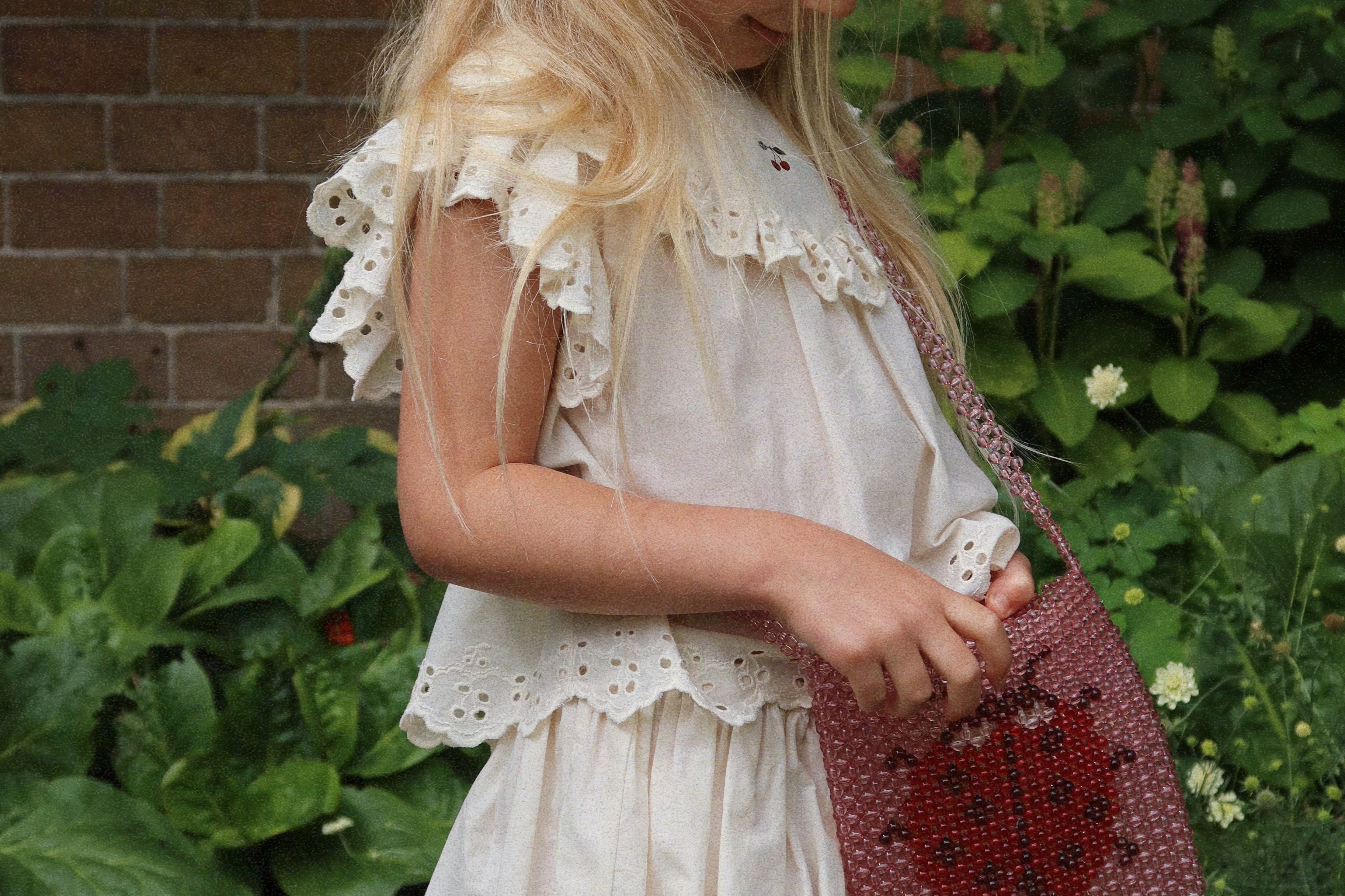 Konges Sløjd A/S WOVEN SHORT SLEEVE SHIRTS antique white