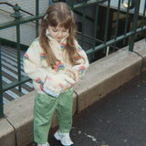 Konges Sløjd A/S WOVEN PANTS dot pistacchi