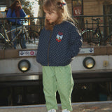 Konges Sløjd A/S WOVEN PANTS dot pistacchi