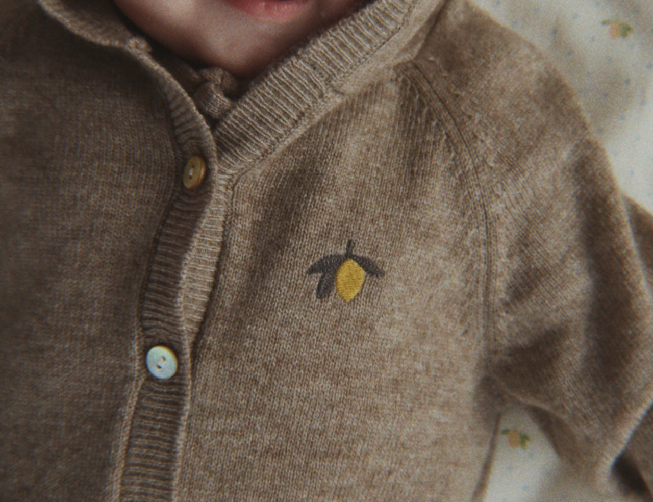 Konges Sløjd A/S KNITTED ROMPERS & ONESIES light brown