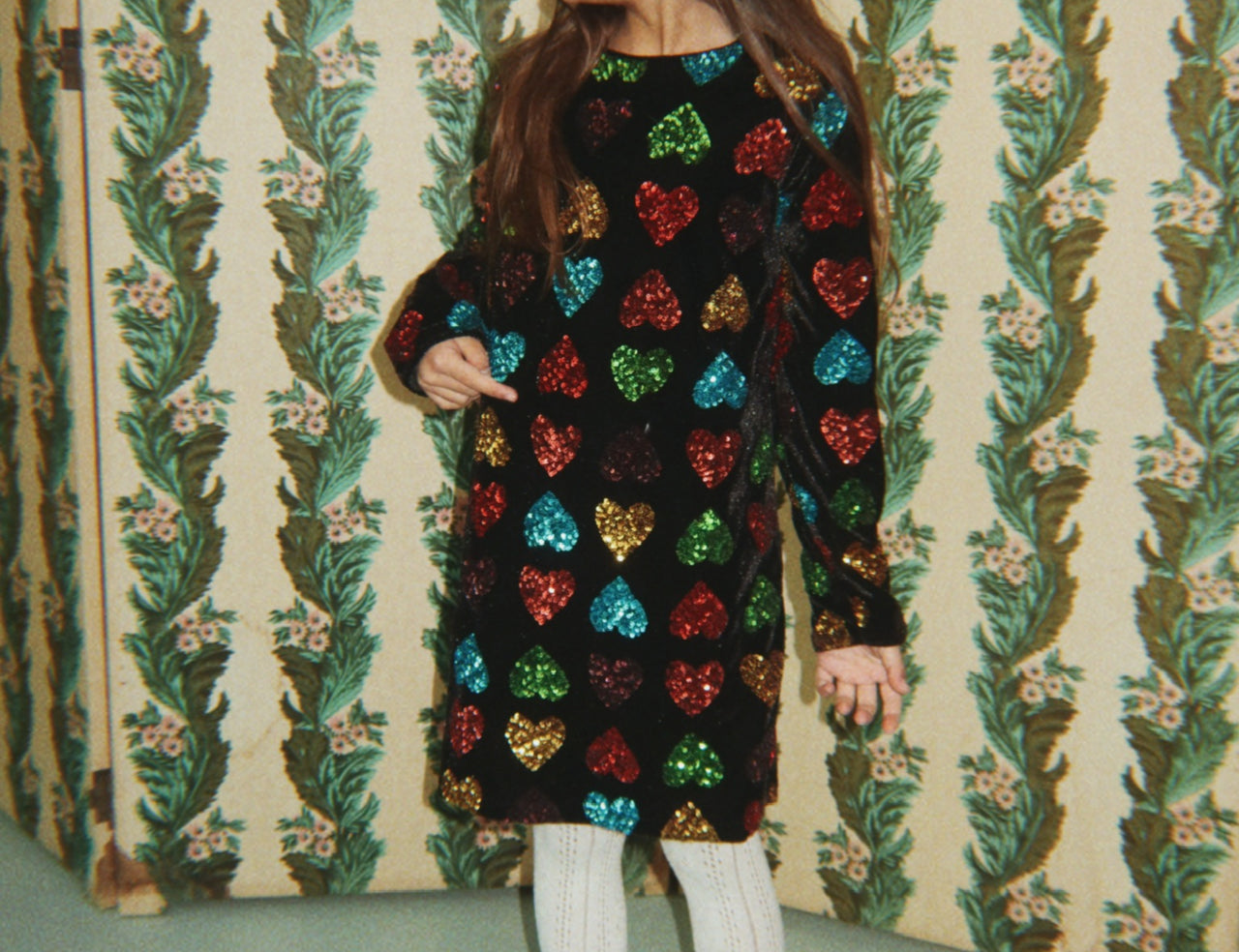 Konges Sløjd A/S JERSEY DRESSES amour sequin