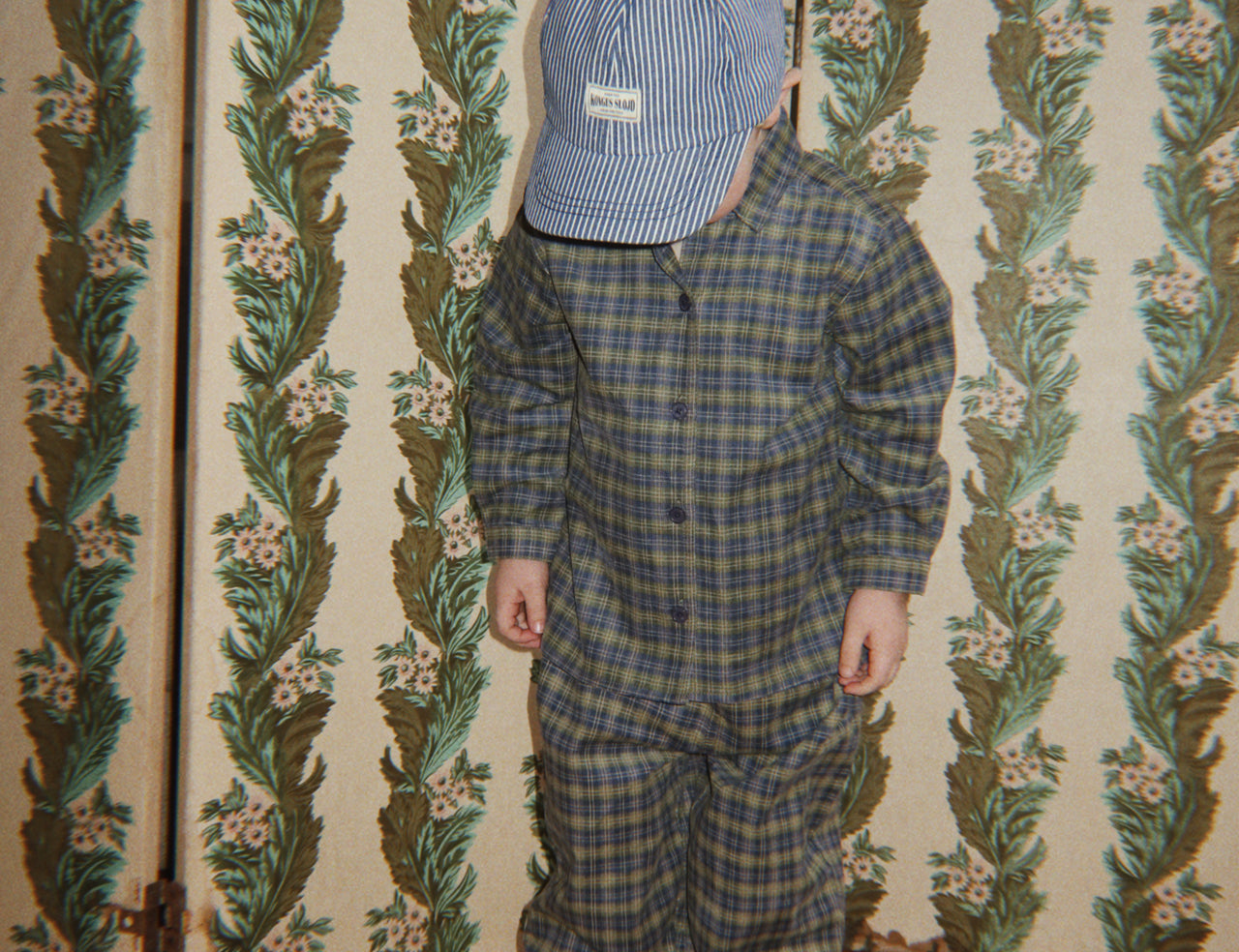 Konges Sløjd A/S WOVEN PANTS laurel blue check
