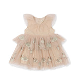 Konges Sløjd A/S WOVEN DRESSES swan glitter