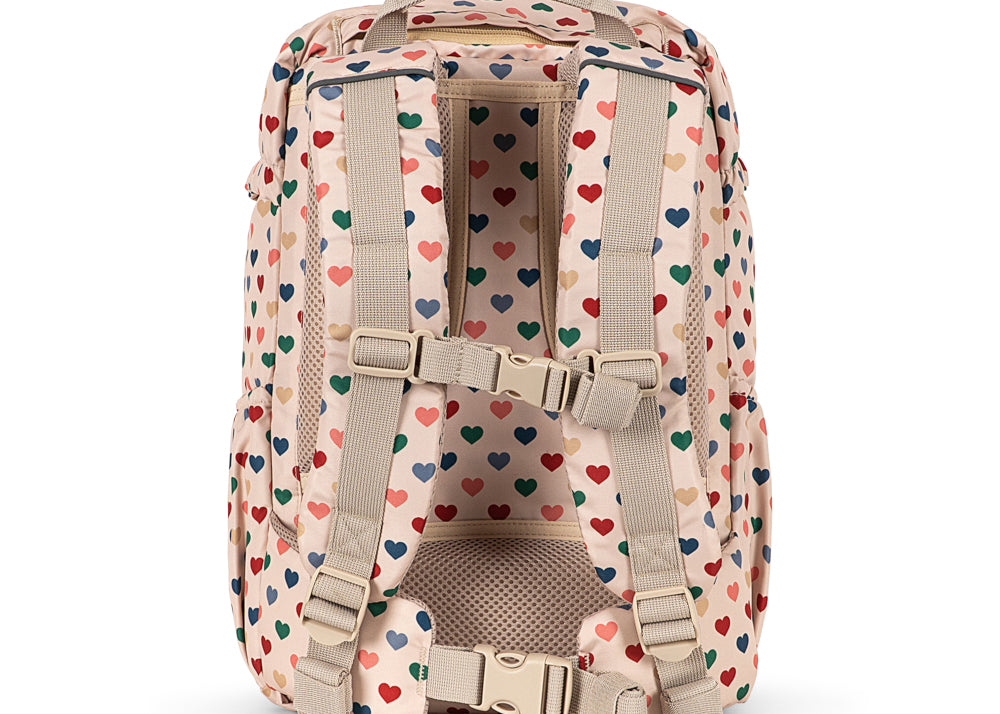 Konges Sløjd A/S SCHOOLBAG coeur colorè frappe