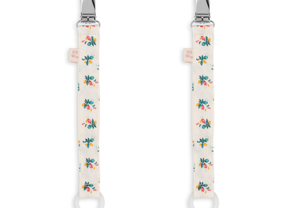 Konges Sløjd A/S PACIFIERS fleur coloré