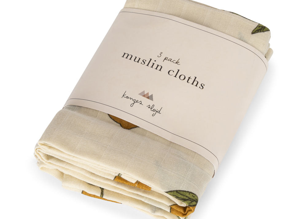 Konges Sløjd A/S MUSLIN CLOTHS mon grand citron