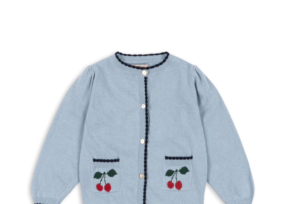 Konges Sløjd A/S KNITTED CARDIGANS blue fog