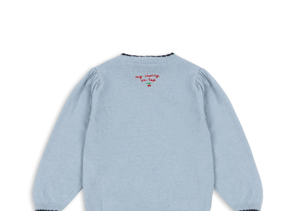 Konges Sløjd A/S KNITTED CARDIGANS blue fog