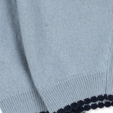 Konges Sløjd A/S KNITTED PANTS blue fog