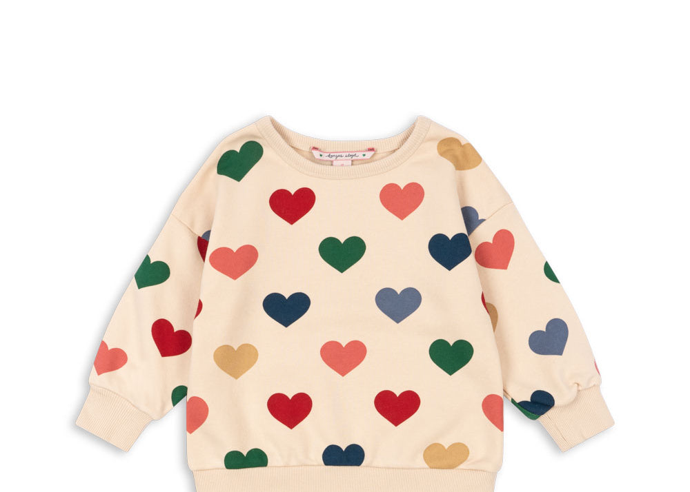 Konges Sløjd A/S JERSEY BLOUSES bon coeur coloré