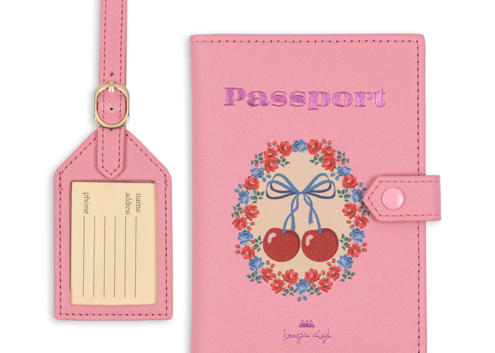 Konges Sløjd A/S TRAVEL SUITCASE cherry bow