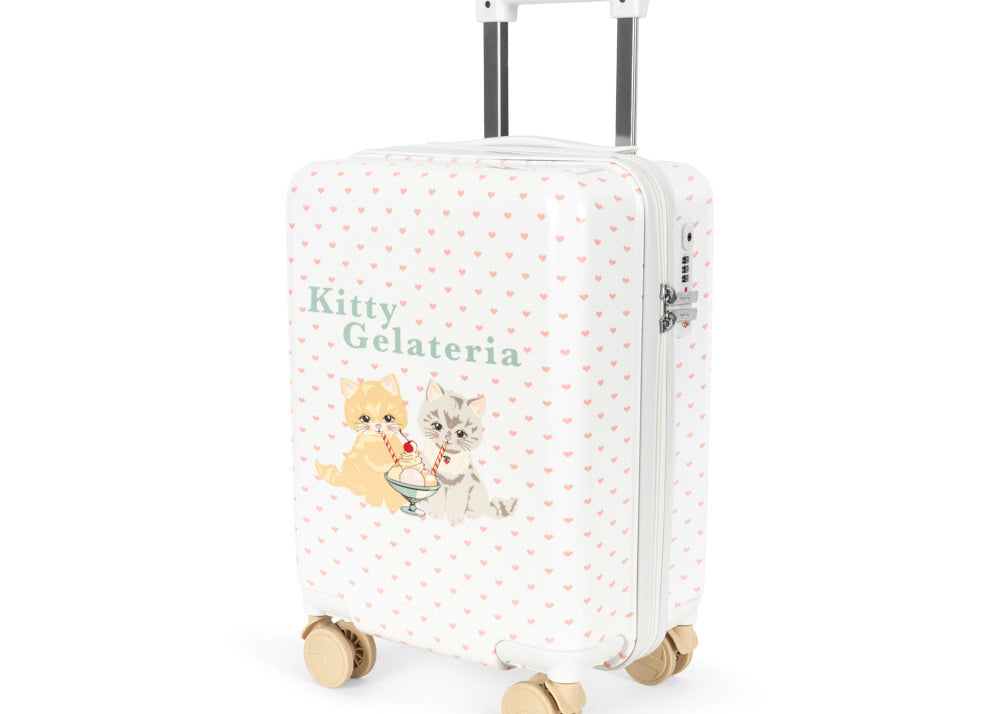 Konges Sløjd A/S TRAVEL SUITCASE kitty gelateria