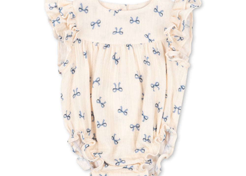 Konges Sløjd A/S WOVEN ROMPERS & JUMPSUITS bow bleu