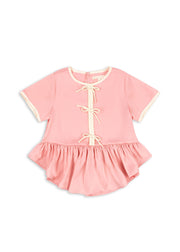 Konges Sløjd A/S WOVEN SHORT SLEEVE SHIRTS peony