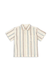 Konges Sløjd A/S WOVEN SHORT SLEEVE SHIRTS antique white